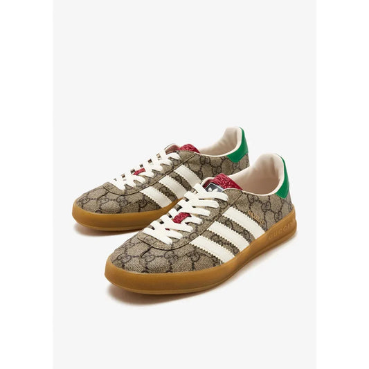 Gazelle GG Canvas Beige & Brown (Women's)