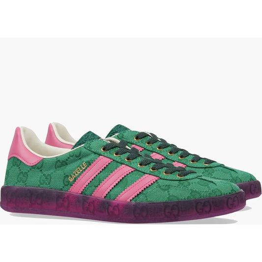 Gazelle GG Canvas Green / Pink (Women's)